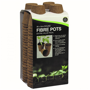 Fibre Pots Round 96 x 6cm